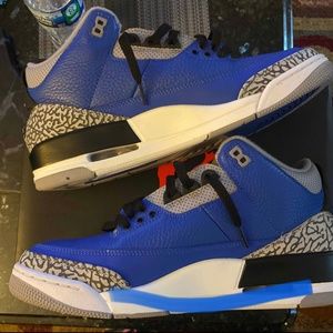Jordan 3 royal blue men 10.5